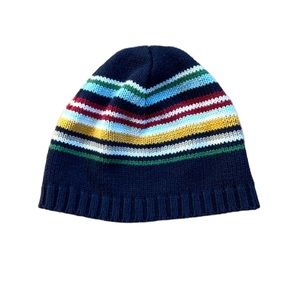 BOGO Cherokee Boys Size 4T Navy Striped Winter Beanie Hat